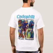 Cedarhill動物 Tシャツ (裏面)