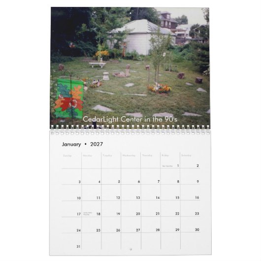 CedarLight果樹園2010のカレンダー カレンダー (1月 2027)