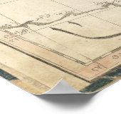 Cedid Atlas (1803)の中東地図 ポスター (角)