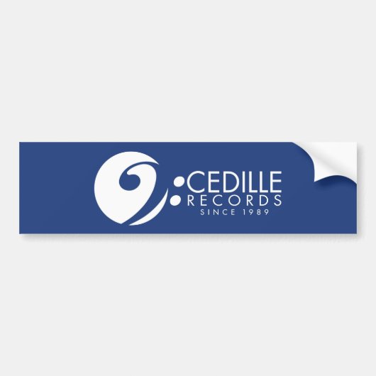 Cedille Records バンパーステッカー (正面)