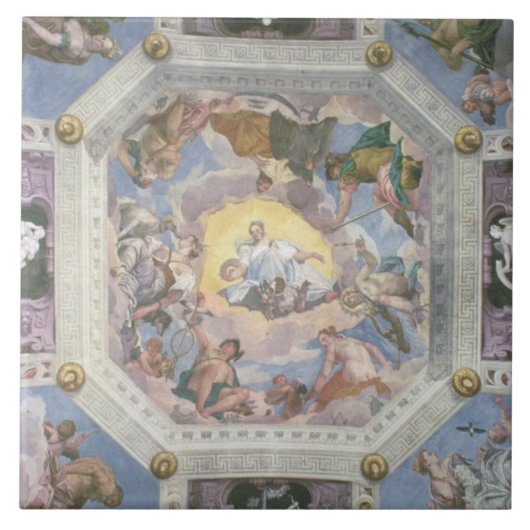 ceilinからの普遍的な調和、か神愛、 タイル (正面)