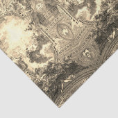 Ceiling Chiesa del Gesù – Battista Gaulli – gold 薄葉紙 (詳細)