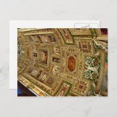 Ceiling in the Vatican Museum in Rome Italy Postca ポストカード (正面/裏面)