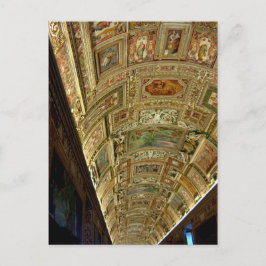 Ceiling in Vatican Museum, Rome Italyはがき ポストカード
