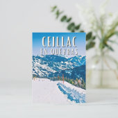 Ceillac en Queyras Station de ski ポストカード (スタンド正面)