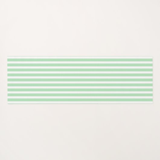 Celadon Vertical Stripped Yoga Mat ヨガマット (裏面(横))