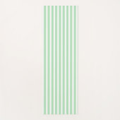 Celadon Vertical Stripped Yoga Mat ヨガマット (正面)