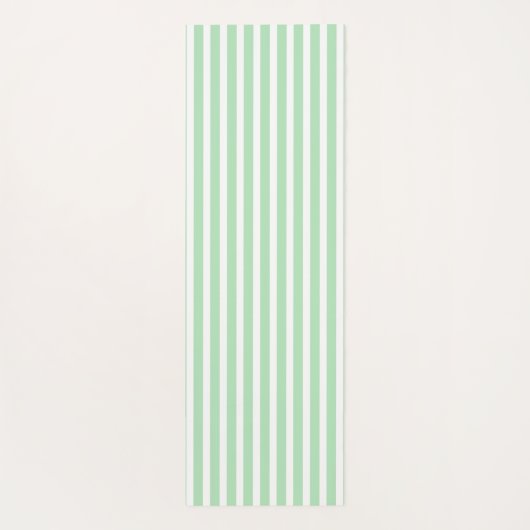 Celadon Vertical Stripped Yoga Mat ヨガマット (裏面)