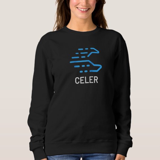 CelarネットワークコインCryptocurrency Celr Crypto Ragl スウェットシャツ (正面)