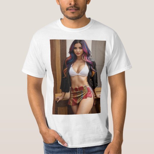 Celebración de la Belleza Femenina Tシャツ (正面)