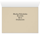 Celebrando el triunfo de tu graduacion (内部横(下))