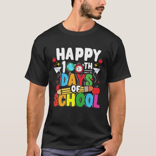Celebrate 100 Days  for Teachers and Students Tシャツ (正面)