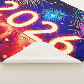 Celebrate 2026: Bright Future Spark Design  シェルパブランケット (3/4)