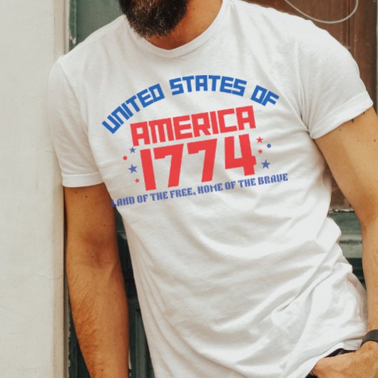 Celebrate  250th us independence patriotic July 4 Tシャツ