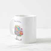 Celebrate a Special Day Illustrated Coffee Mug コーヒーマグカップ (正面左)