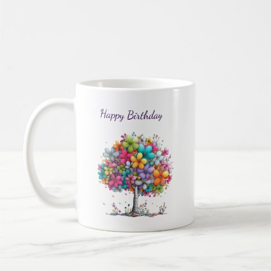 Celebrate a Special Day Illustrated Coffee Mug コーヒーマグカップ (左)