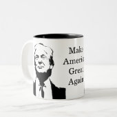 Celebrate America 250 and President Trump #11 ツートーンマグカップ (正面左)