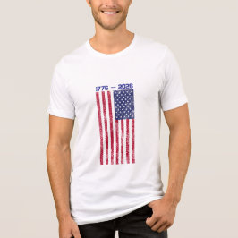Celebrate America 250 Men's T-shirt with Flag #3 トライブレンドＴシャツ