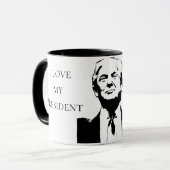 Celebrate America 250 with President Trump #1 マグカップ (正面左)