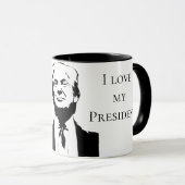 Celebrate America 250 with President Trump #1 マグカップ (正面右)