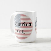 Celebrate America's 250th Anniversary コーヒーマグカップ (正面左)