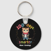 Celebrate Being "100 Days Smarter"  Customizable キーホルダー (正面)
