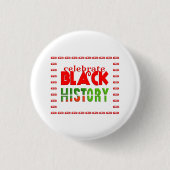 CELEBRATE BLACK HISTORY 缶バッジ (正面)
