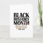 CELEBRATE BLACK HISTORY MONTH  カード (正面)