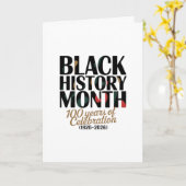 CELEBRATE BLACK HISTORY MONTH  カード (黄色い花)