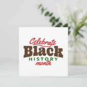 celebrate black history month 招待状 (スタンド正面)