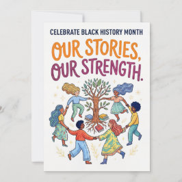 Celebrate Black History Month - Our Stories シーズンカード