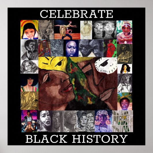CELEBRATE BLACK HISTORY poster ポスター (正面)