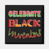 CELEBRATE BLACK INVENTORS マグネット (正面)