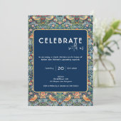 Celebrate Bridal Kitchen Tea William Morris 招待状 (スタンド正面)