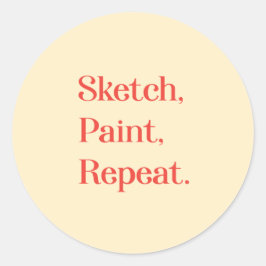 Celebrate Continuous Creation With Playful Mantra ラウンドシール