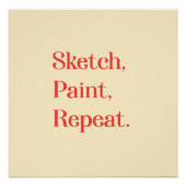 Celebrate Creativity in Every Sketch and Stroke ポスター (正面)