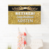 Celebrate! Custom Retirement Party Banner 横断幕 (インサイチュ)