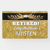Celebrate! Custom Retirement Party Banner 横断幕 (横)