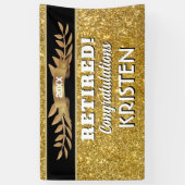 Celebrate! Custom Retirement Party Banner 横断幕 (縦)