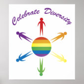 Celebrate Diversity Circle Posters ポスター (正面)