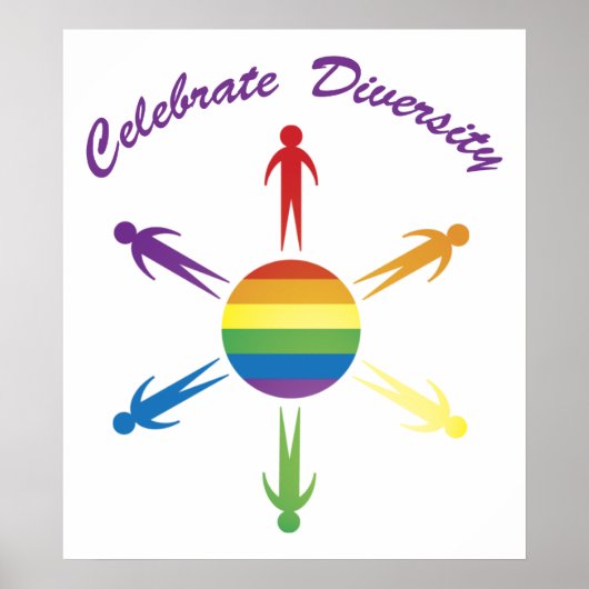 Celebrate Diversity Circle Posters ポスター (正面)