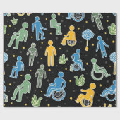 Celebrate Diversity | Inclusive Disability Awarene ラッピングペーパー (フラット)