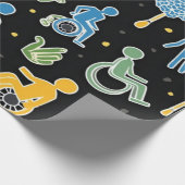 Celebrate Diversity | Inclusive Disability Awarene ラッピングペーパー (角)