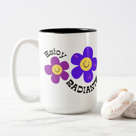 celebrate every moment with our coffee cup ツートーンマグカップ (ドーナツ)