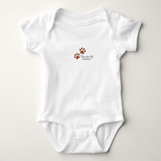 Celebrate first steps in style. Baby Bodysuit ベビーボディスーツ (正面)