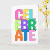 Celebrate Greeting Card (All Occasions) カード (黄色い花)