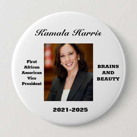 CELEBRATE KAMALA HARRIS   缶バッジ (正面)