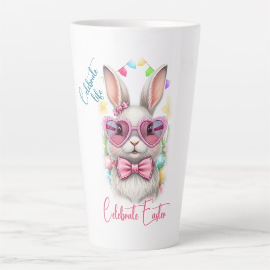 Celebrate life Celebrate Easter カフェラテマグ (正面)