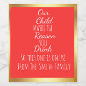 Celebrate Life's Milestones with Custom Wine Label ワインラベル (シングルラベル)