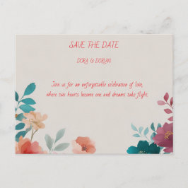 Celebrate Love and Joy with a wedding invitation インビテーションポストカード